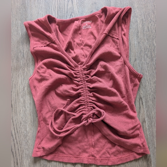 Pilcro Tops - Urban Outfitters Scrunch Knit Top